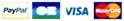 Paypal, Carte bleue, Visa, Master Card
